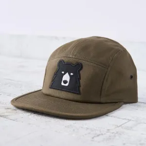 5 Panel Cap (Olive   Black Bear)