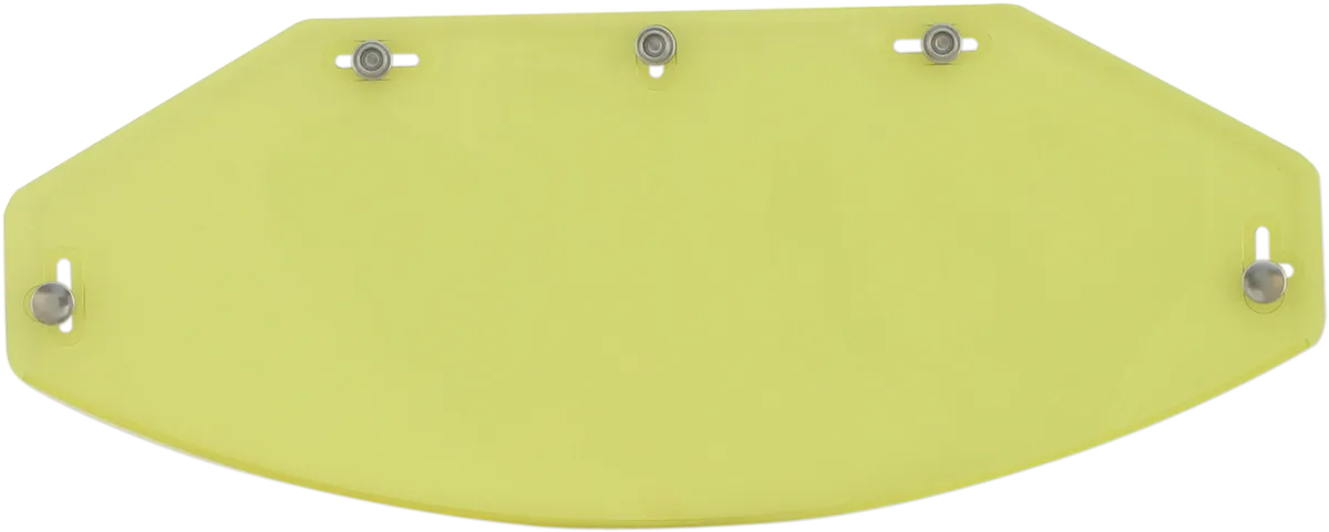 AFX Vintage 5-Snap Shield - Flat - Yellow 0131-0074