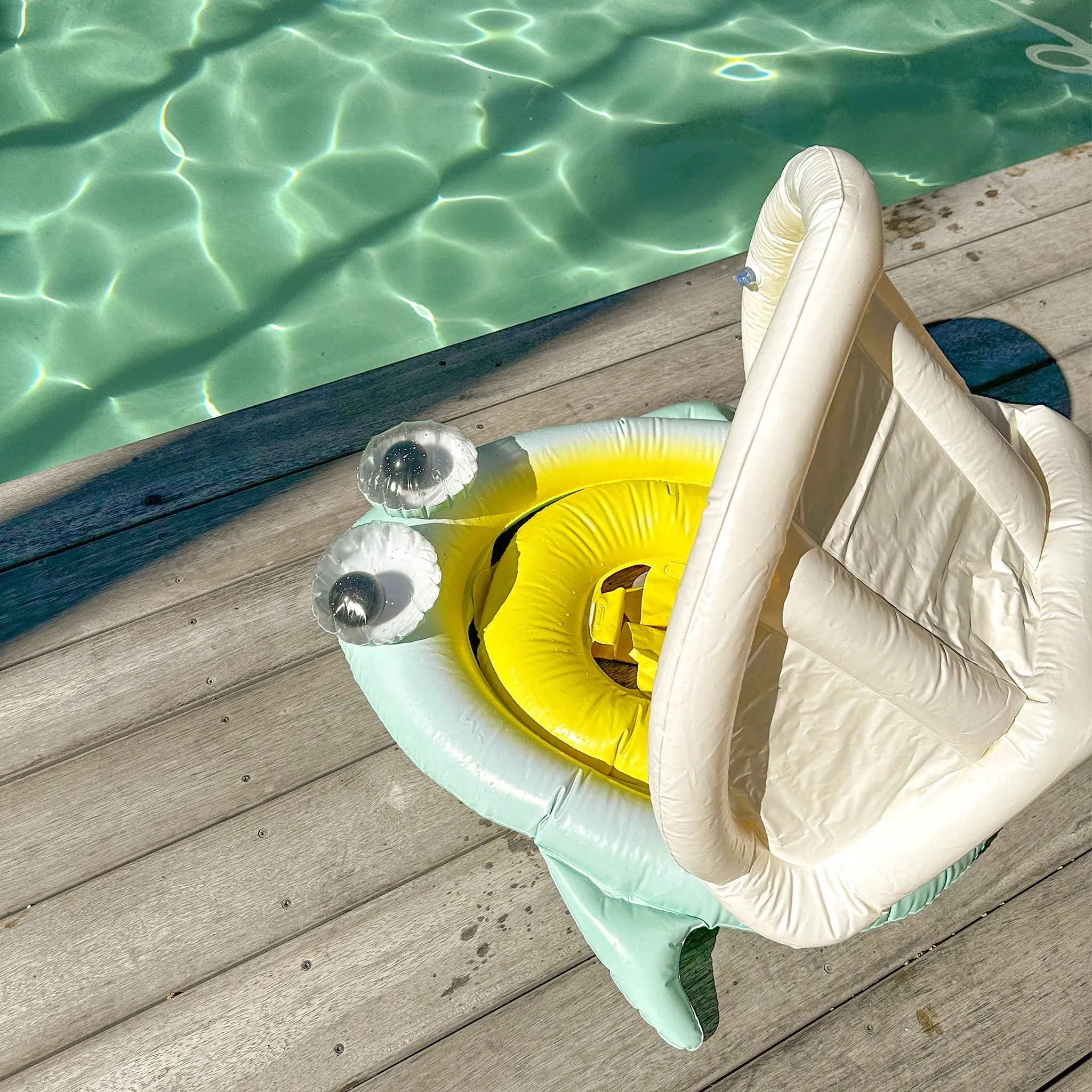 Baby Float | Salty the Shark Blue-Lime