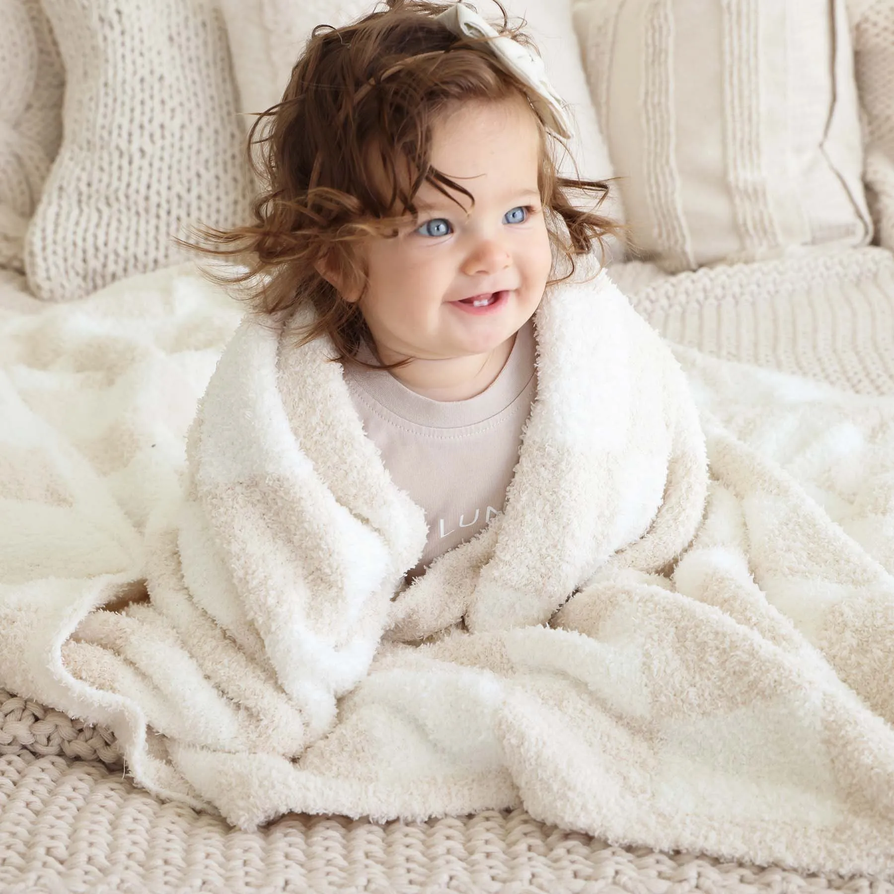 CuddleLane Luxe Blankets | Toffee Check
