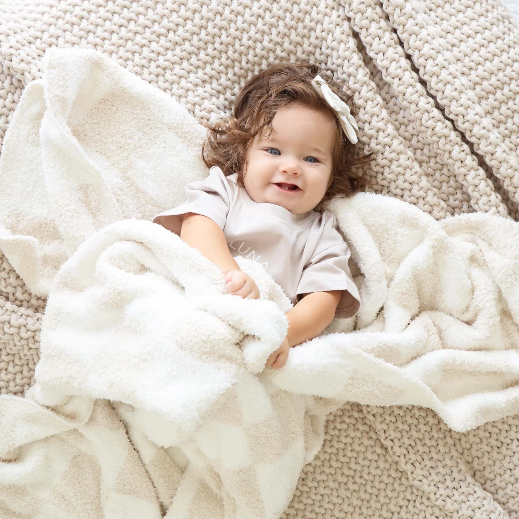 CuddleLane Luxe Blankets | Toffee Check