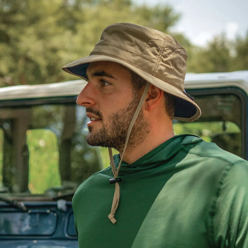 Dorfman Pacific Hats Hemisfear Cooling Boonie Hat - Khaki