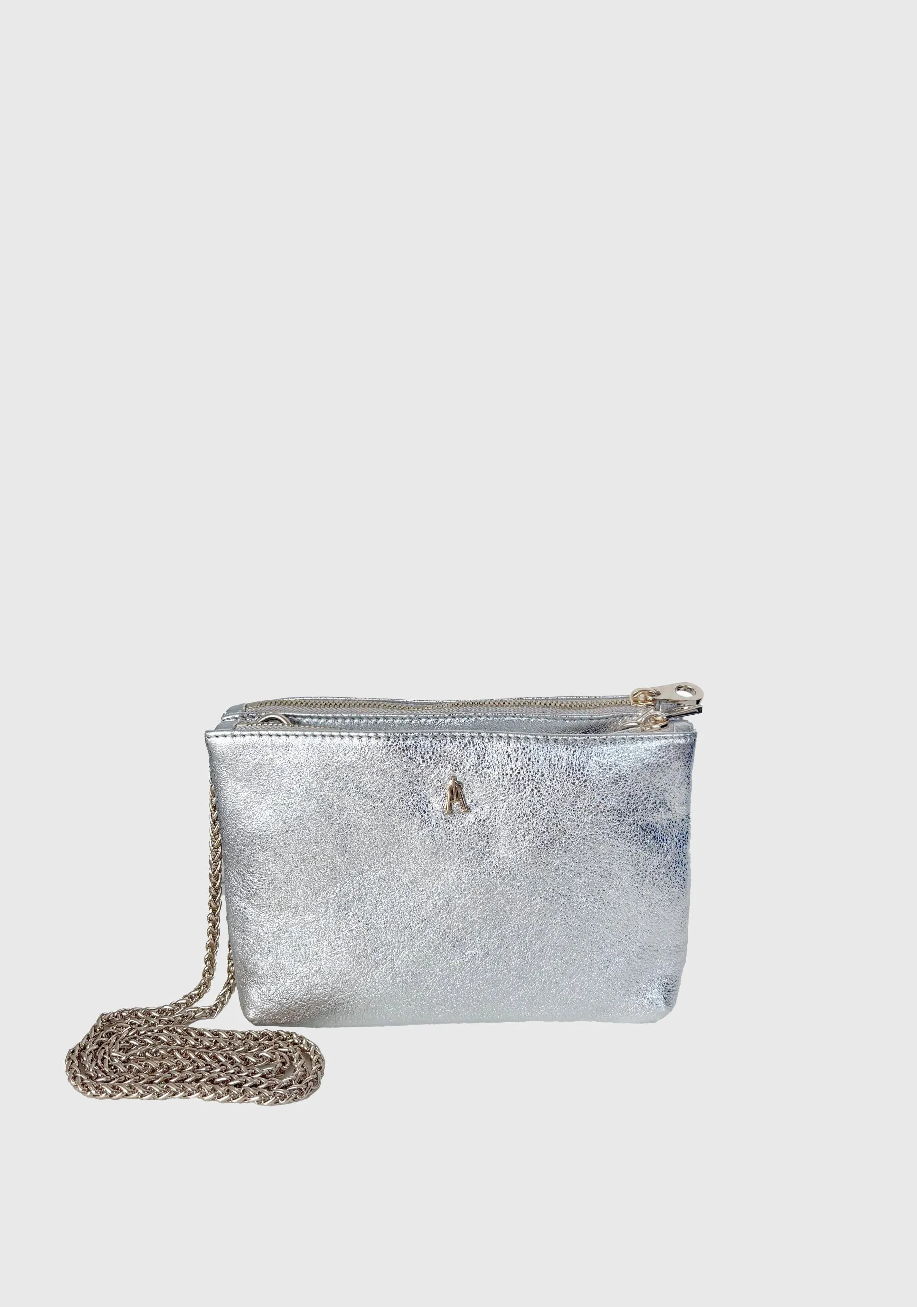 Duo Metallic Bag_Silver