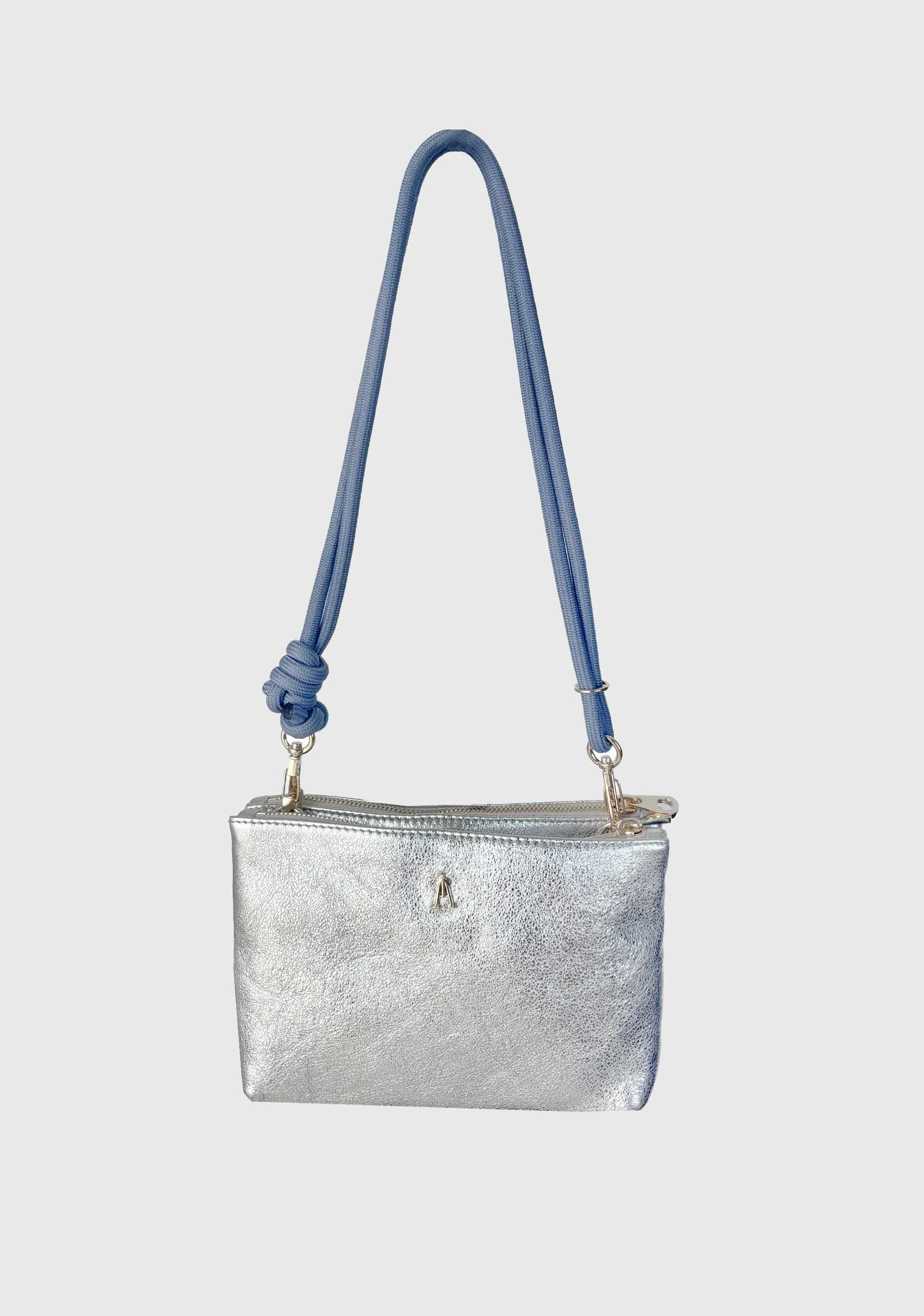 Duo Metallic Bag_Silver