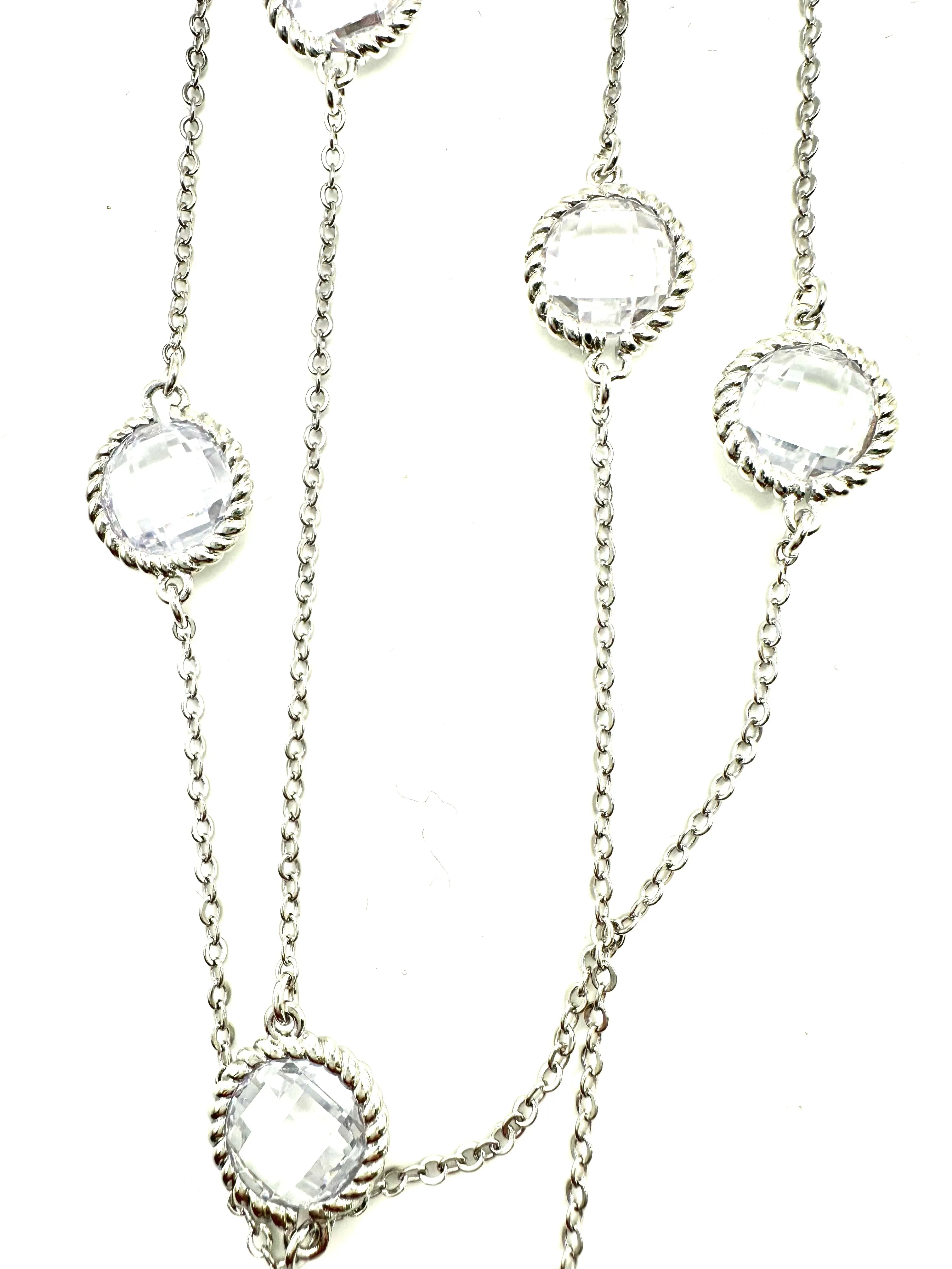 Faceted Crystal Necklace