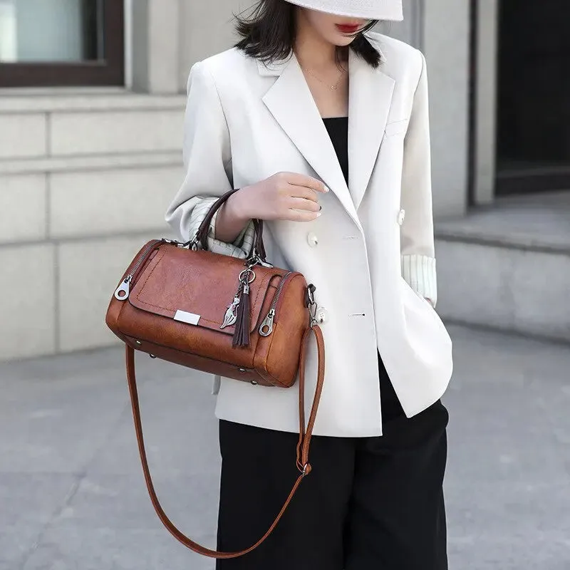 IRMELA - LEATHER CROSSBODY BAG