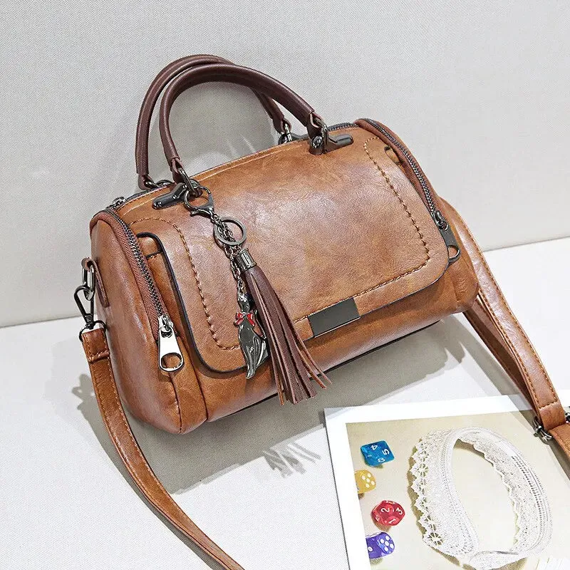 IRMELA - LEATHER CROSSBODY BAG