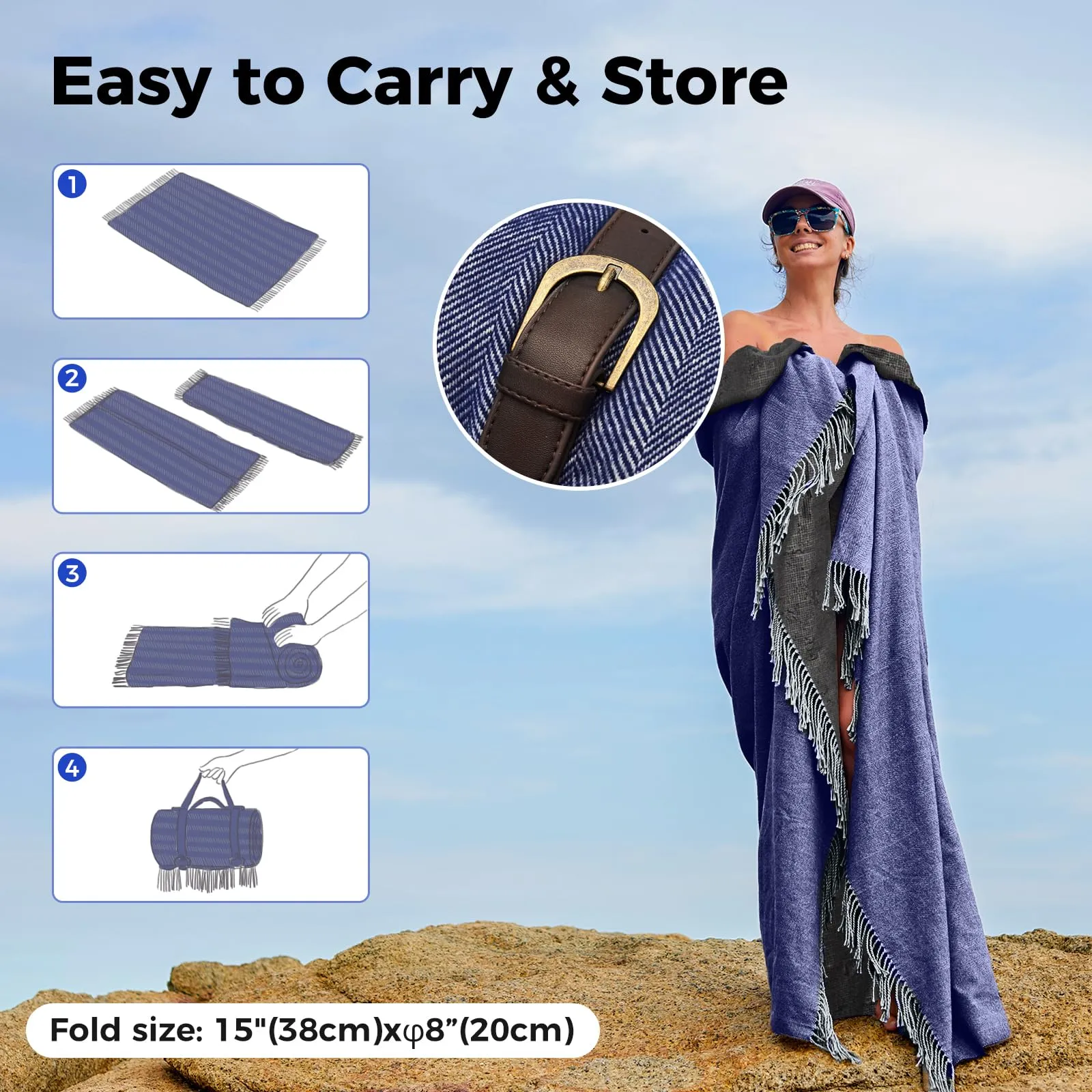 KingCamp Extra Large Outdoor Camping Blanket