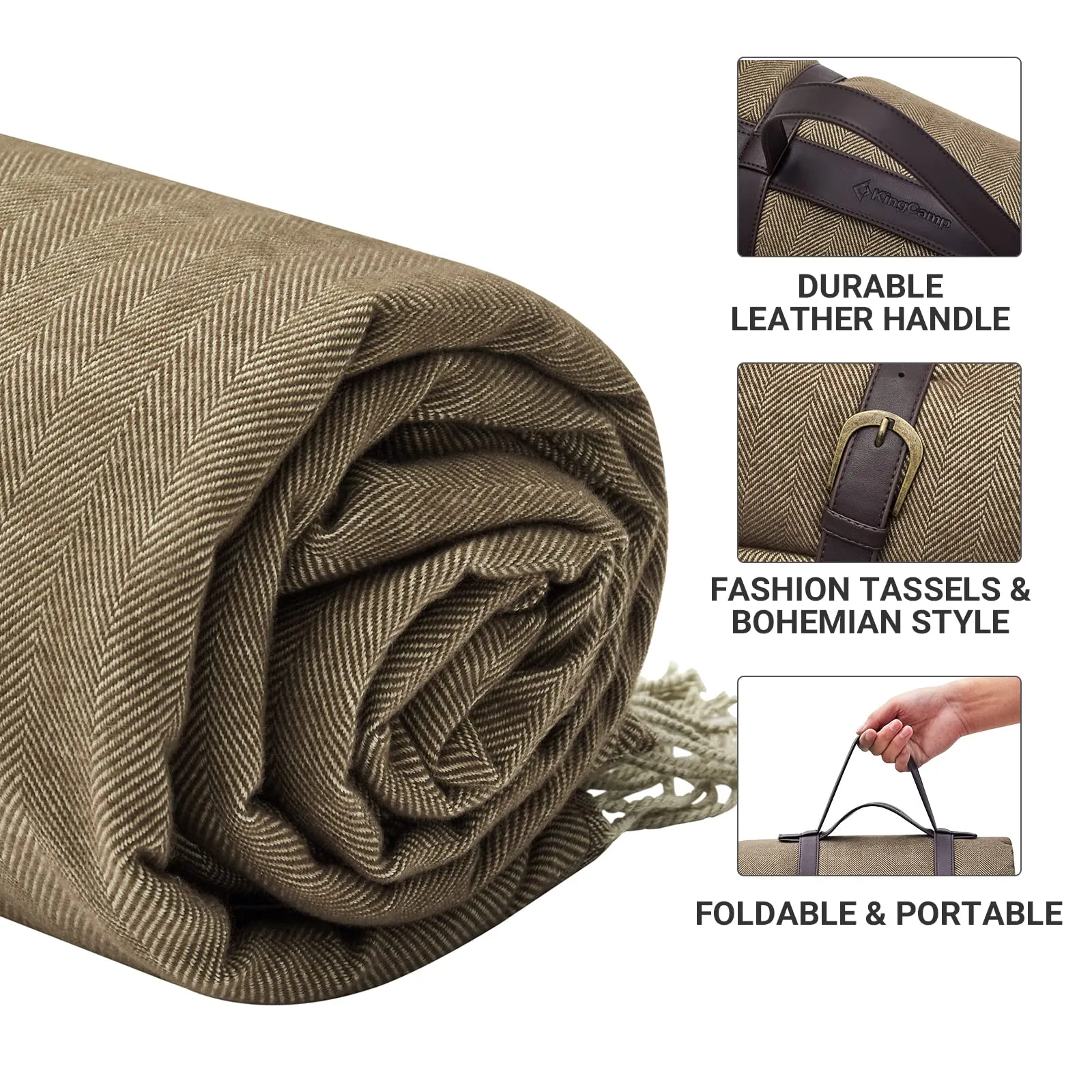 KingCamp Extra Large Outdoor Camping Blanket