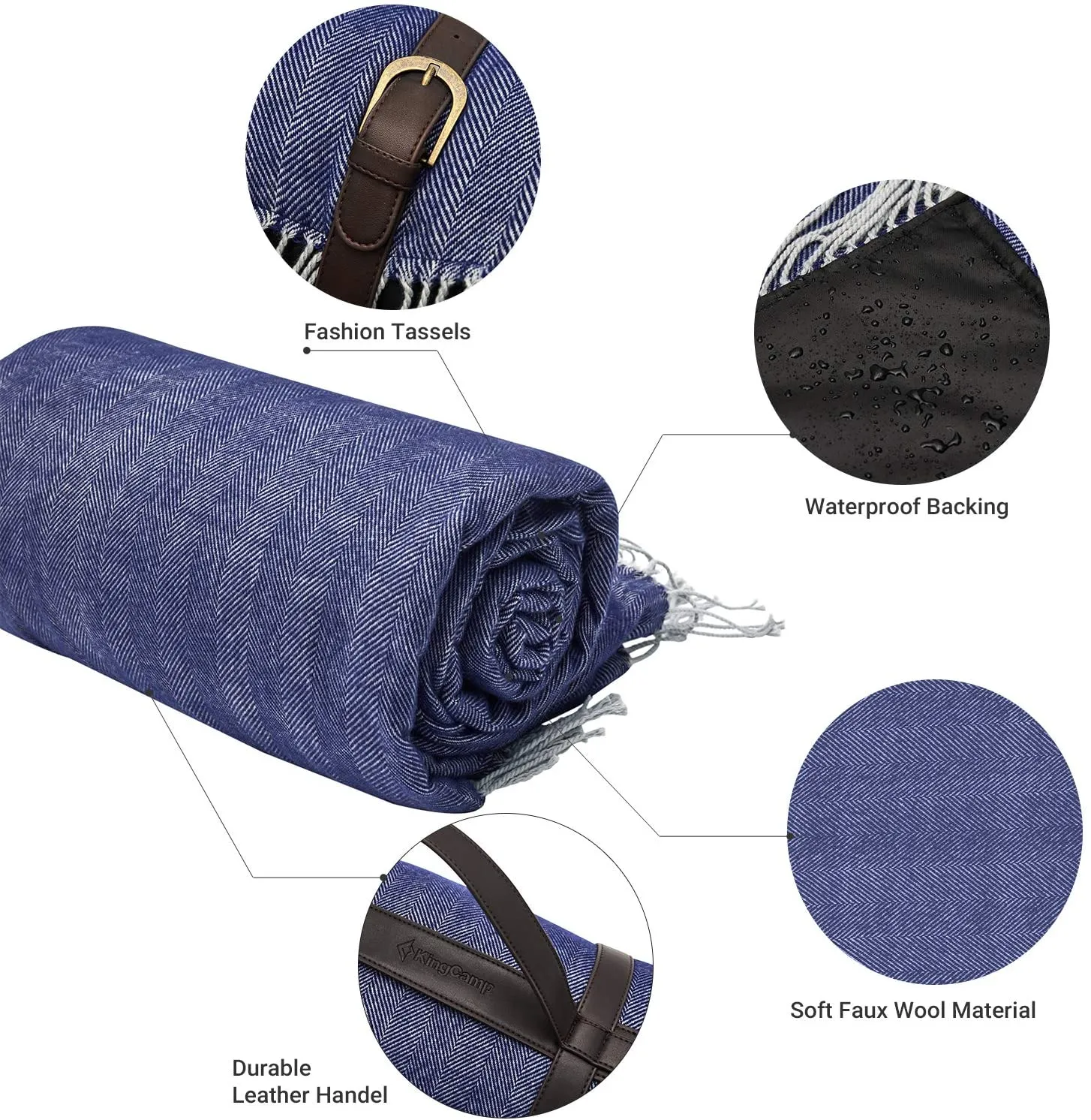 KingCamp Extra Large Outdoor Camping Blanket