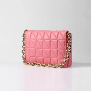 Lingge Small Bag Trendy One-shoulder Crossbody Quilted