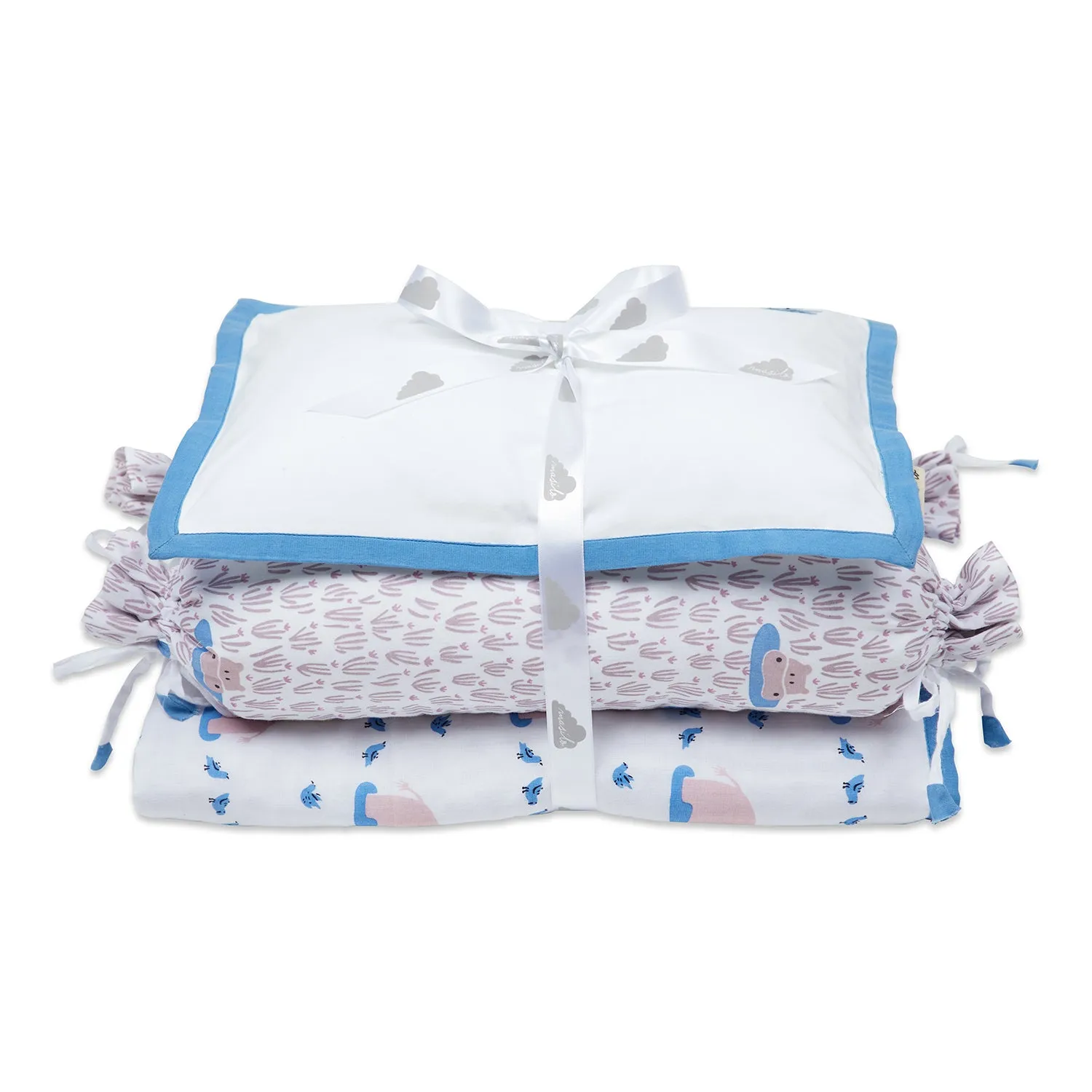 Masilo Mini Cot Set  Happy As A Hippo