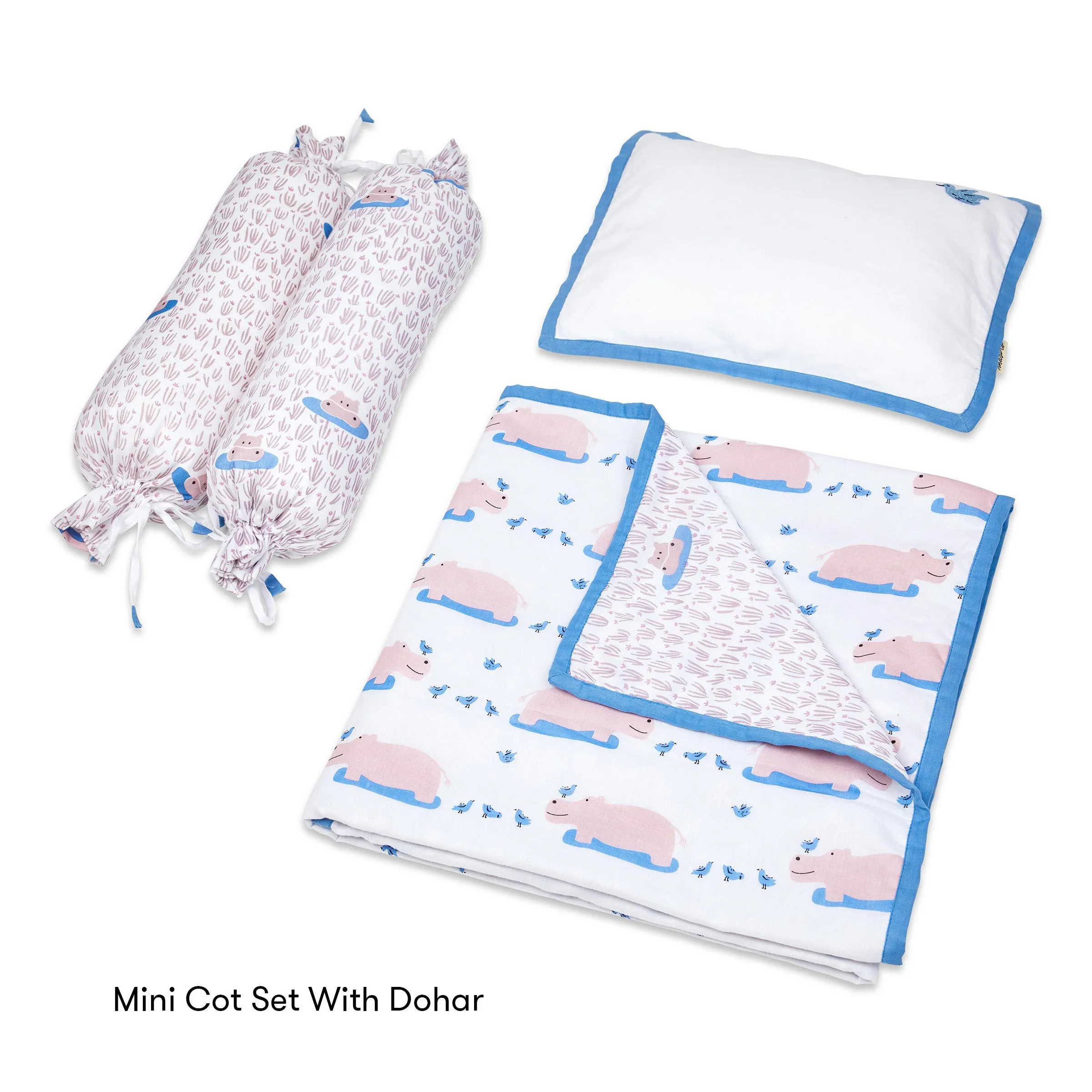 Masilo Mini Cot Set  Happy As A Hippo
