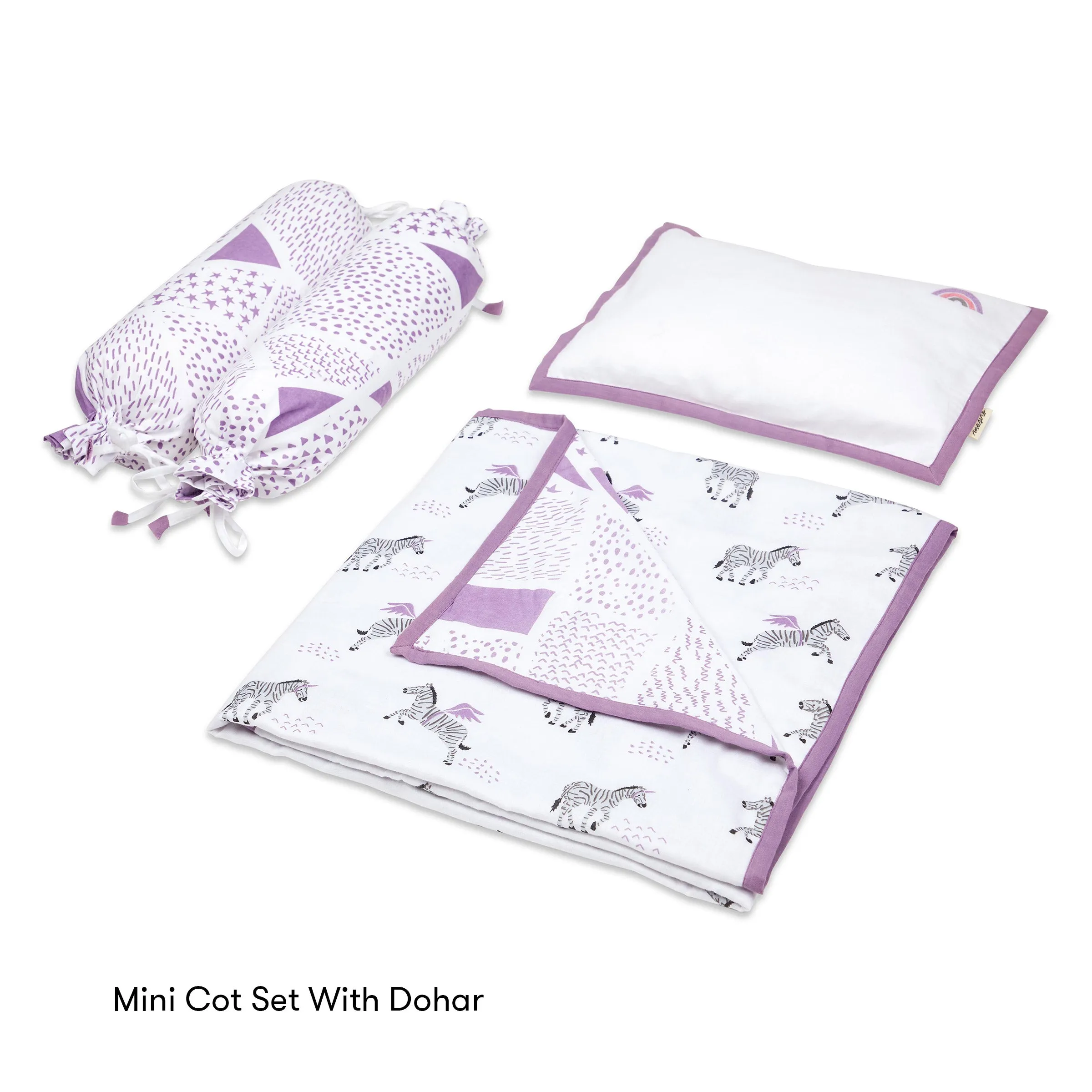Masilo Mini Cot Set  Never Stop Dreaming
