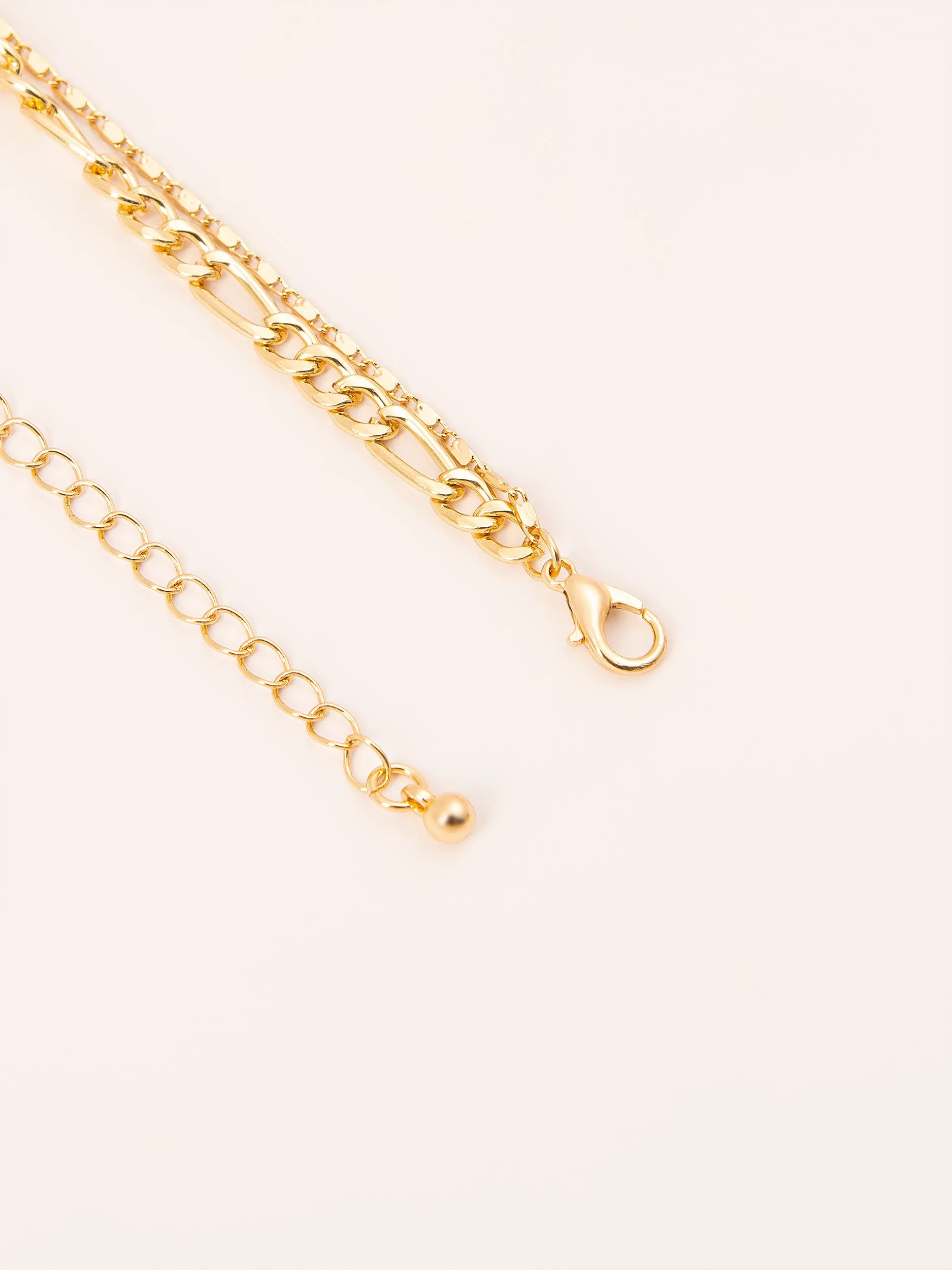 Metallic Layere Anklet