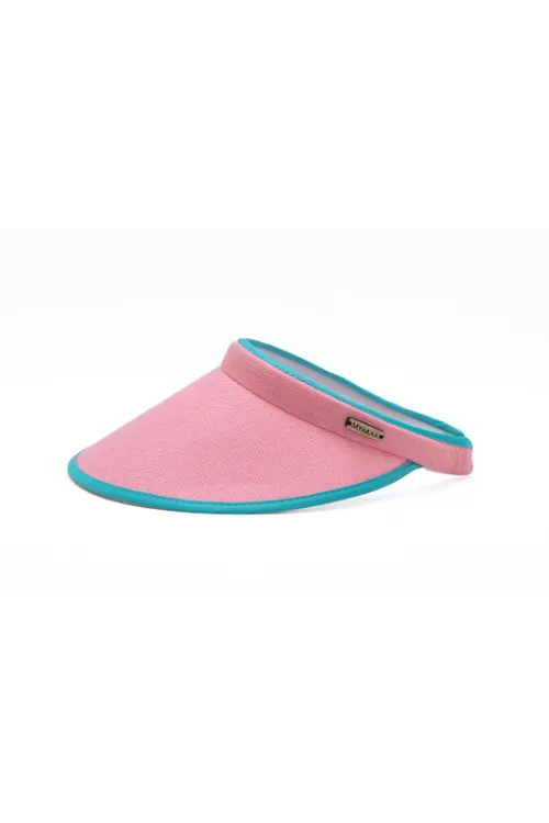 Myaraa Pastel Pink Summer Shade Visor Hat