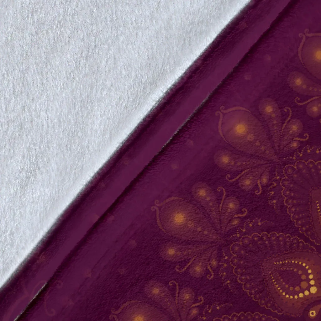 Peacock Feather Mandala - Moon | Blanket | Mandalazed