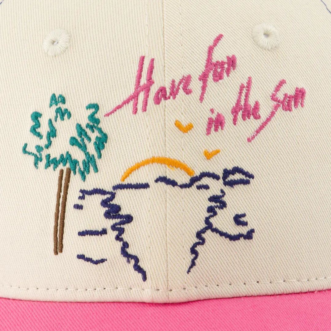 "Have Fun In The Sun" Cassini Cap (Cream Blue)