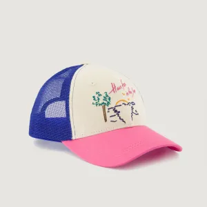 "Have Fun In The Sun" Cassini Cap (Cream Blue)