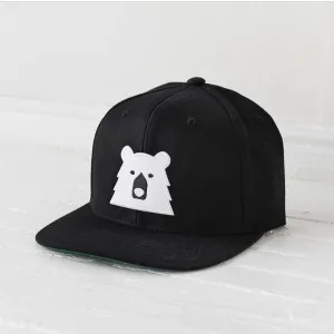 Snapback Hat (Black   Polar Bear)