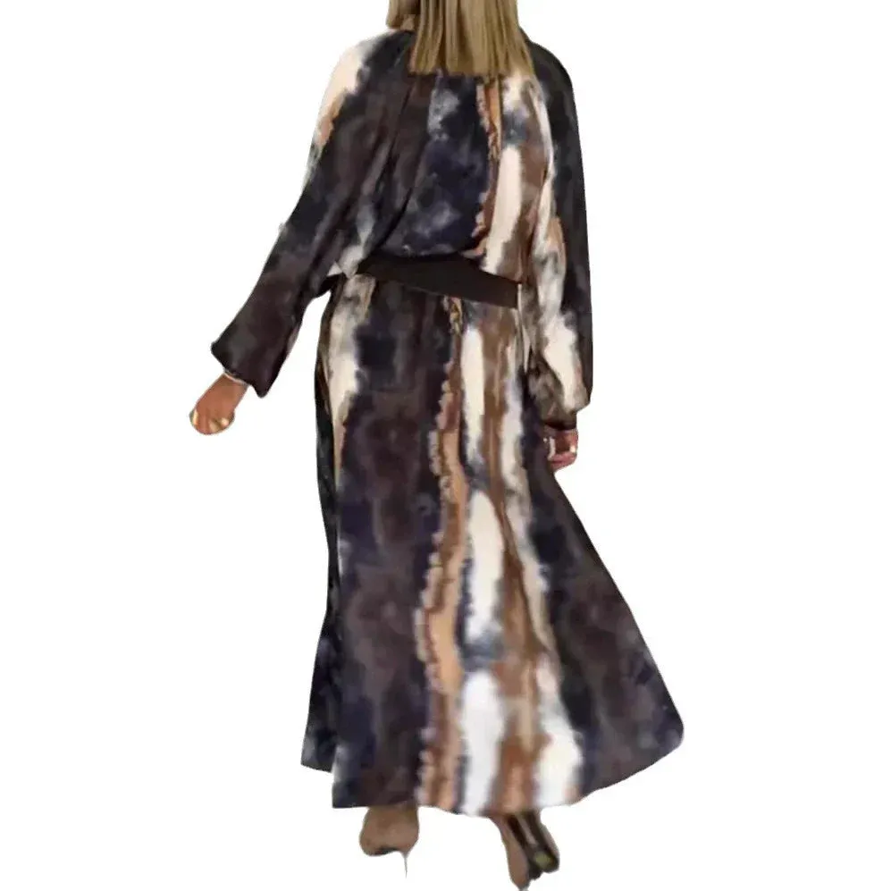 Spring Specials Tie-Dye Elegance Maxi Dress