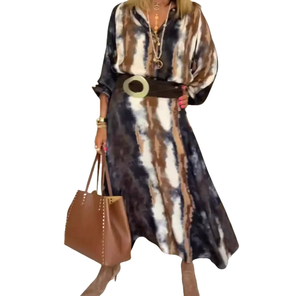 Spring Specials Tie-Dye Elegance Maxi Dress