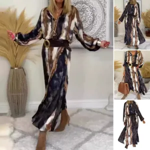 Spring Specials Tie-Dye Elegance Maxi Dress