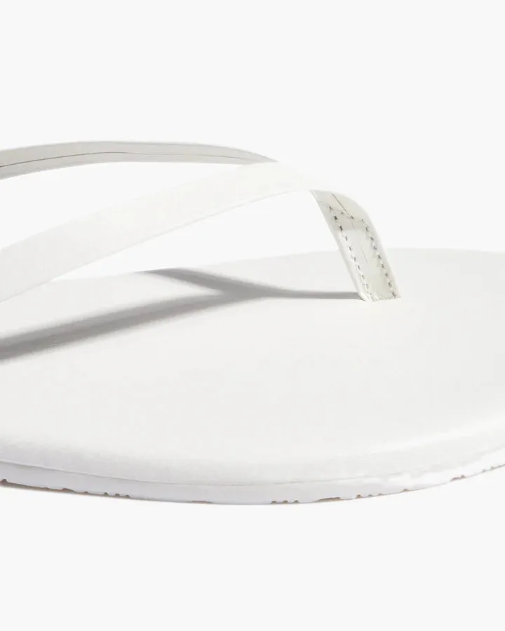 TKEES NUDE WHITE FLIP FLOP